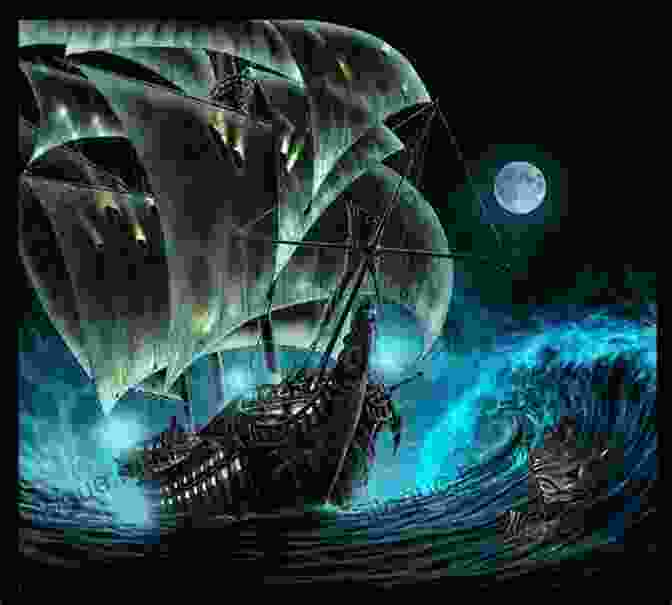 A Depiction Of The Ghostly Phantom Ship From John Wingate's The Windship Race: A Thrilling Nautical Adventure (John Wingate Historical Thrillers)