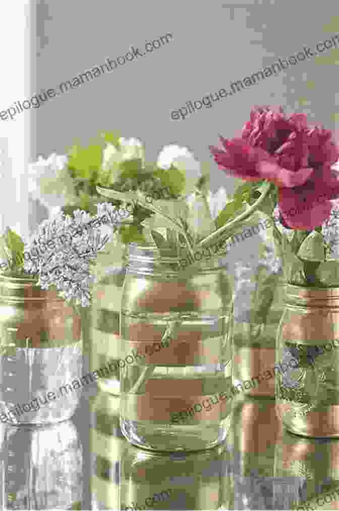 A Photo Of A Vase Made From A Glass Jar. 10 Minute Upcycled Projects (10 Minute Makers)