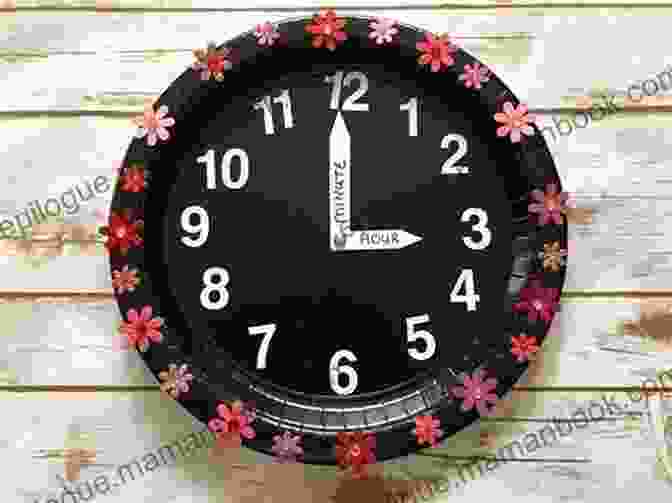 A Photo Of A Wall Clock Made From A Paper Plate. 10 Minute Upcycled Projects (10 Minute Makers)