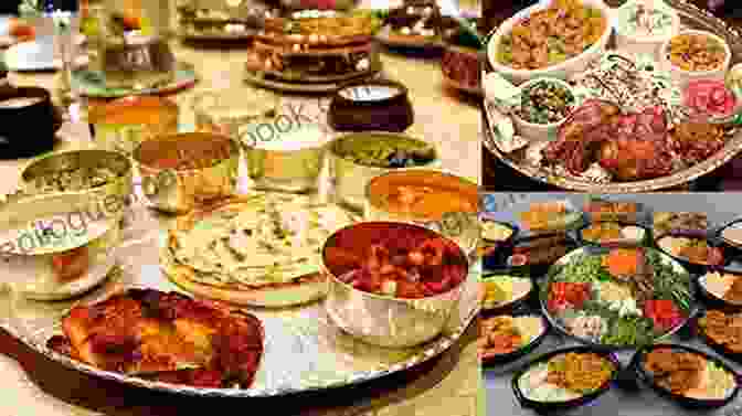 A Table Spread With A Variety Of Traditional Islamic Dishes Such As Kebabs, Biryani, Salads, And Sweets. Feast: Food Of The Islamic World