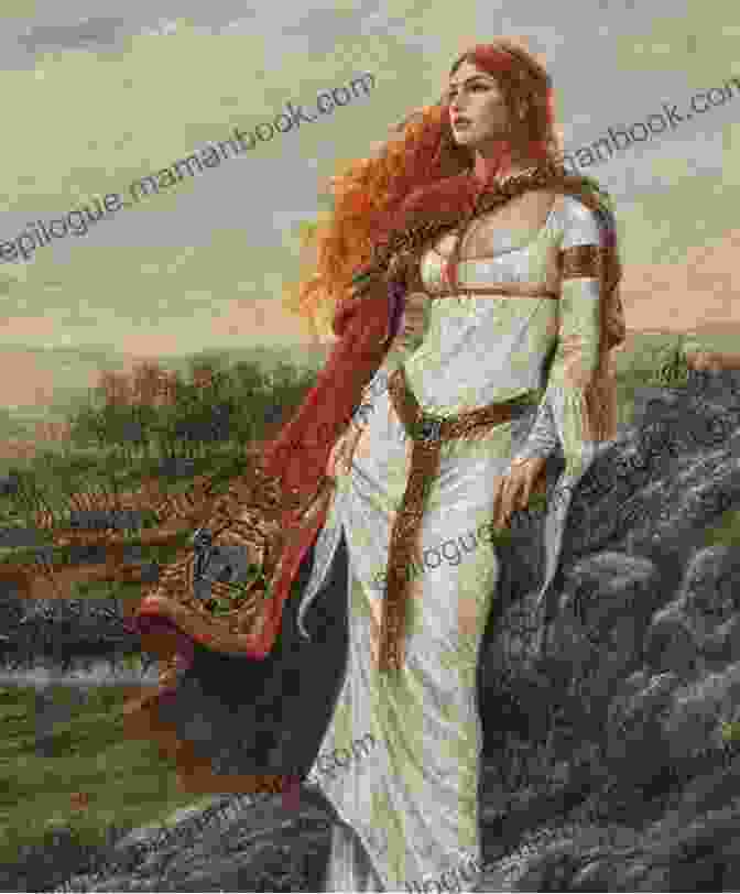 A Young Celtic Woman Stands Amidst The Ruins Of A Roman City. After Rome: A Novel Of Celtic Britain