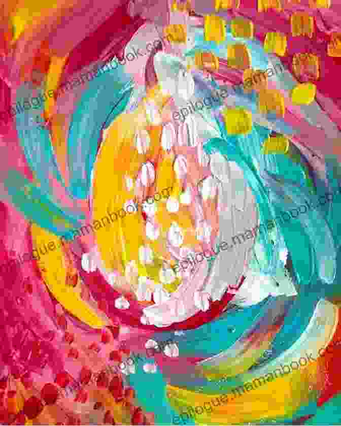 Abstract Painting By Jane Mead, Depicting Flowing Lines And Vibrant Colors That Resemble A Celestial Dance Infinite World Jane Mead