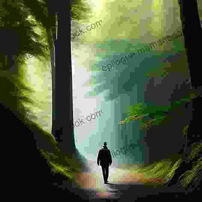 An Ethereal Digital Painting Of A Solitary Figure Traversing A Winding Path Through A Mystical Forest, Symbolizing The Journey Of Self Discovery. How Great Thou Art: Poems Of Nature And The Spirit