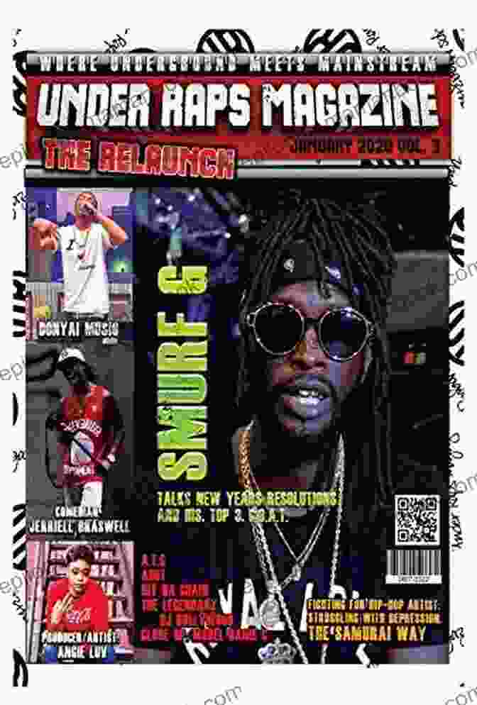 Cover Of Under Raps Magazine Vol Featuring Smurf Under Raps Magazine Vol 4 Featuring Smurf G
