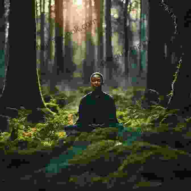 The Priest Of Titan Meditating Amidst A Peaceful Grove, Surrounded By Glowing Trees And Ethereal Energy. Wrath Of Titan: A Fantasy Adventure (Priest Of Titan 6)